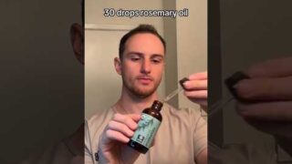 Part 1: how I use rosemary oil #hairtransformation #hair #rosemaryoil