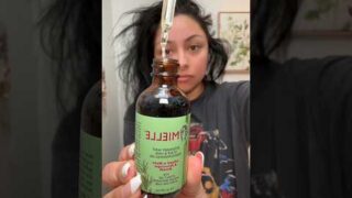 TRYING MIELLE ROSEMARY MINT GROWTH OIL FOR HAIR GROWTH 💕 #hairloss #hair #hairgrowth